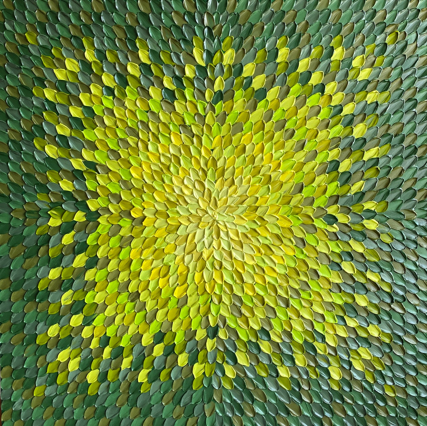 AUSTRALIAN BUSH 76x76 cm acrylic on canvas original painting
