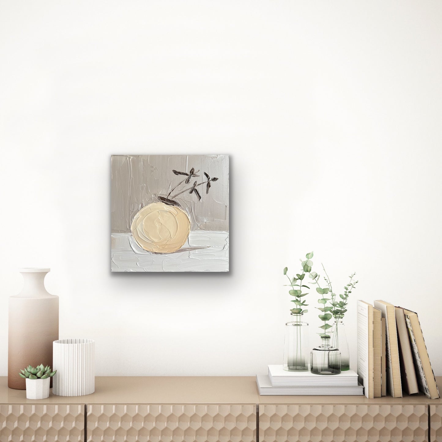 VASE AESTHETICS 5 30.5x30.5 cm acrylic on canvas original painting