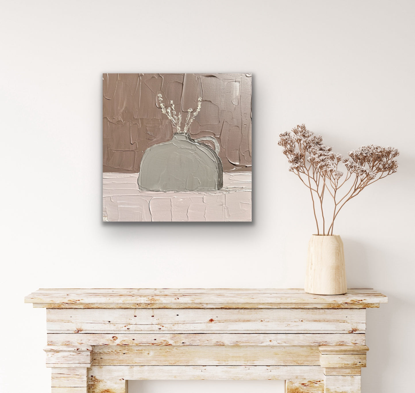 VASE AESTHETICS 9 30.5x30.5 cm acrylic on canvas original painting