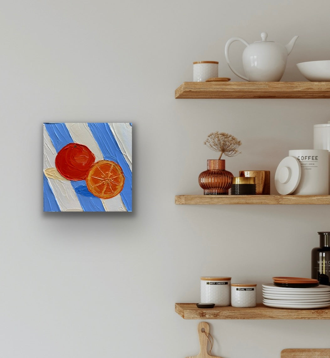 MEDITERRANEAN MORNING 20x20 cm acrylic on canvas original painting