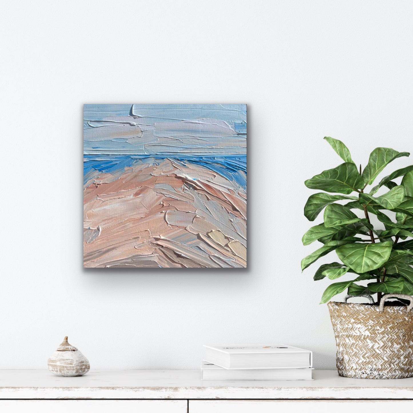CALM 30.5x30.5 cm acrylic on canvas original painting