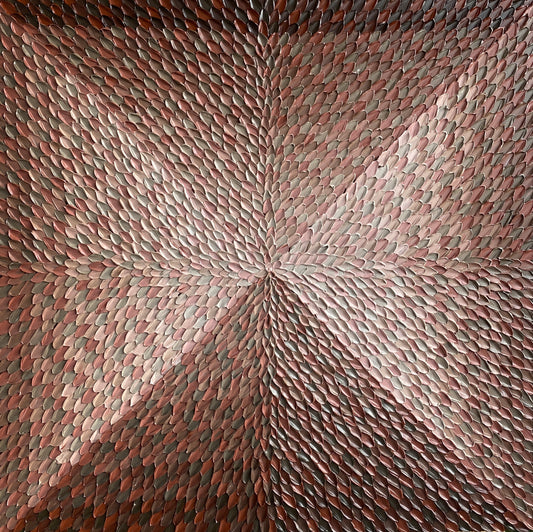 CHOCOLATE BLISS 91x91 cm acrylic on canvas original painting