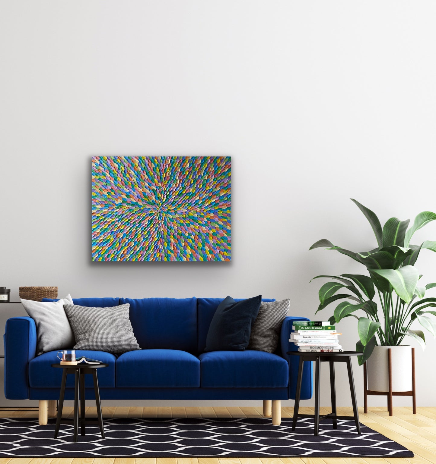COLORS OF LIFE 107x81 cm acrylic on canvas original painting