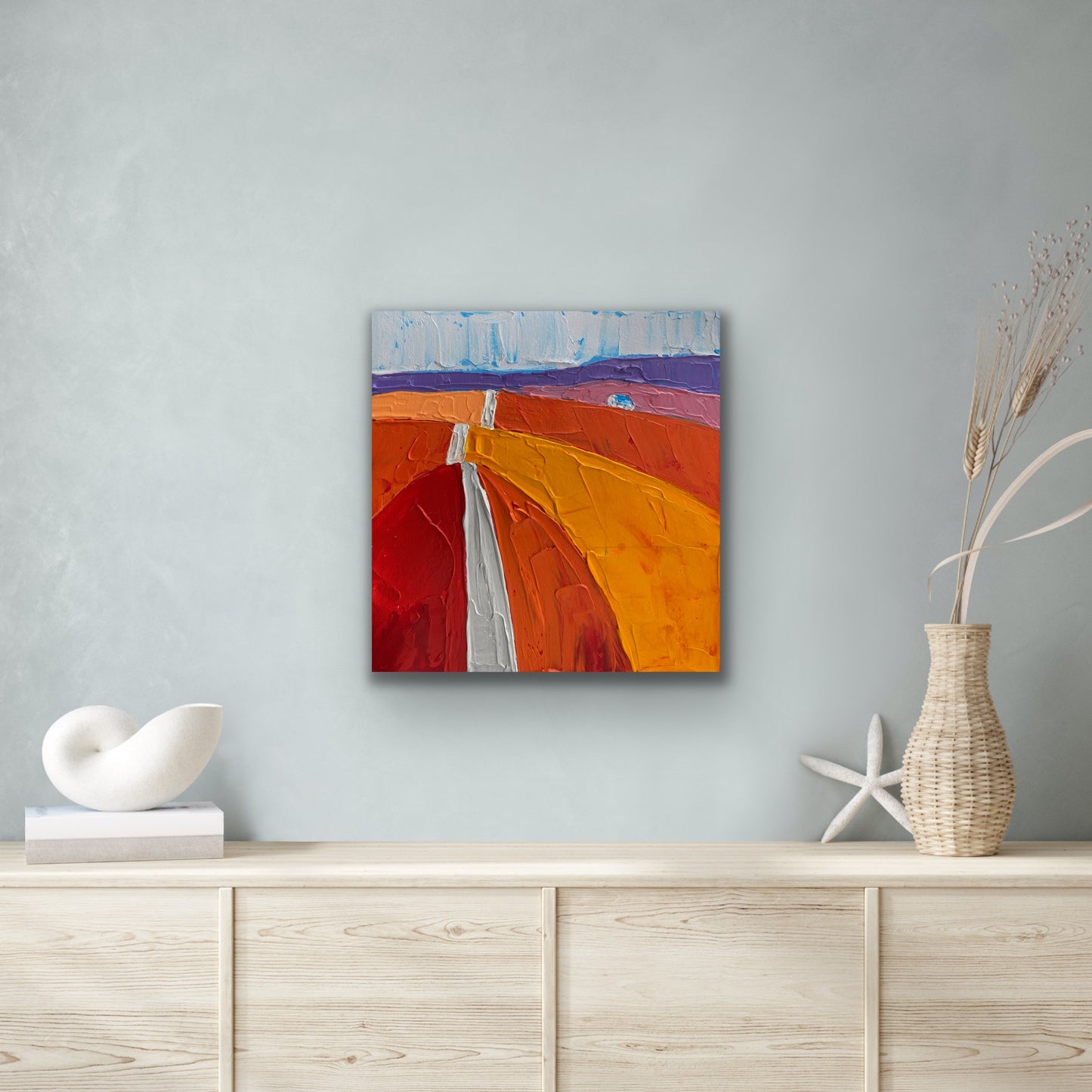 COUNTRYSIDE 13 30.5x30.5 cm acrylic on canvas original painting