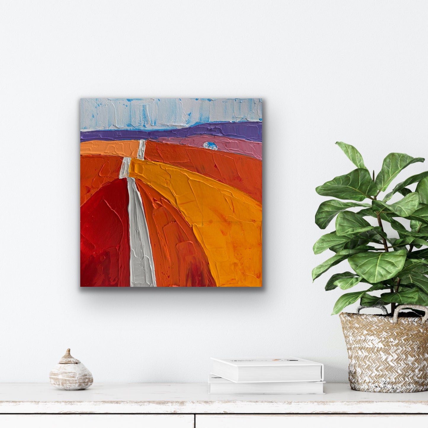 COUNTRYSIDE 13 30.5x30.5 cm acrylic on canvas original painting