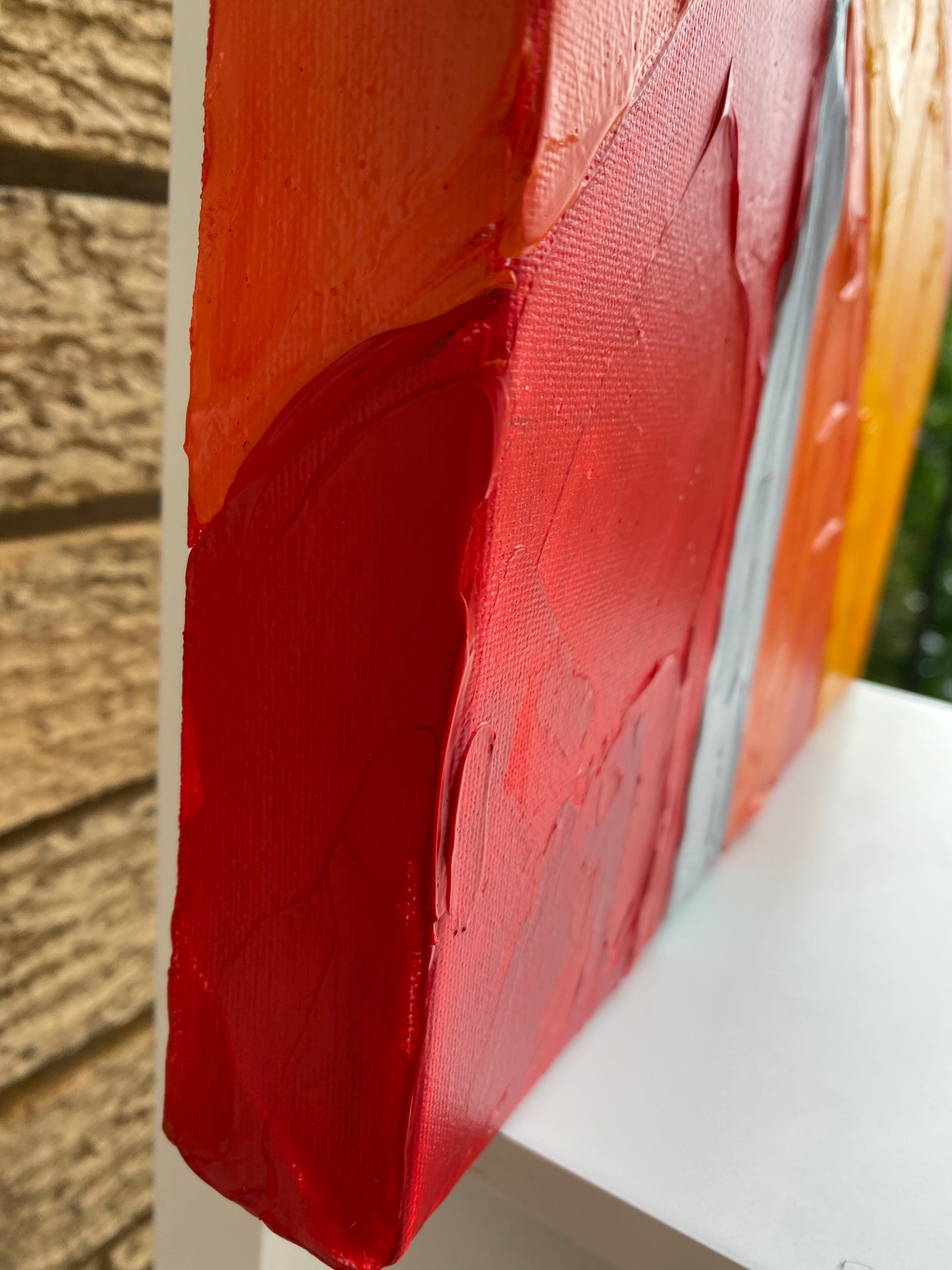 COUNTRYSIDE 13 30.5x30.5 cm acrylic on canvas original painting