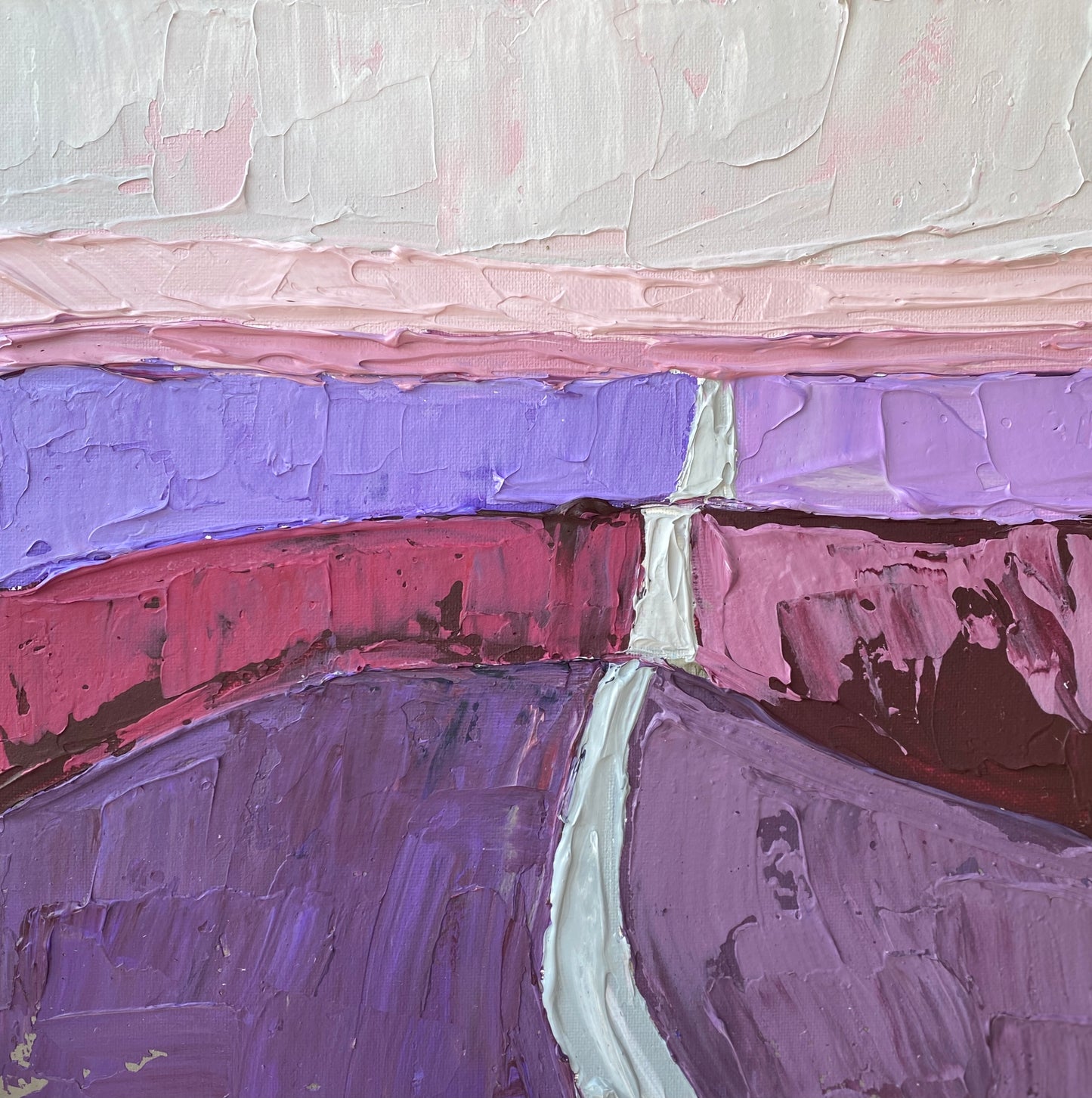 COUNTRYSIDE 16 30.5x30.5 cm acrylic on canvas original painting