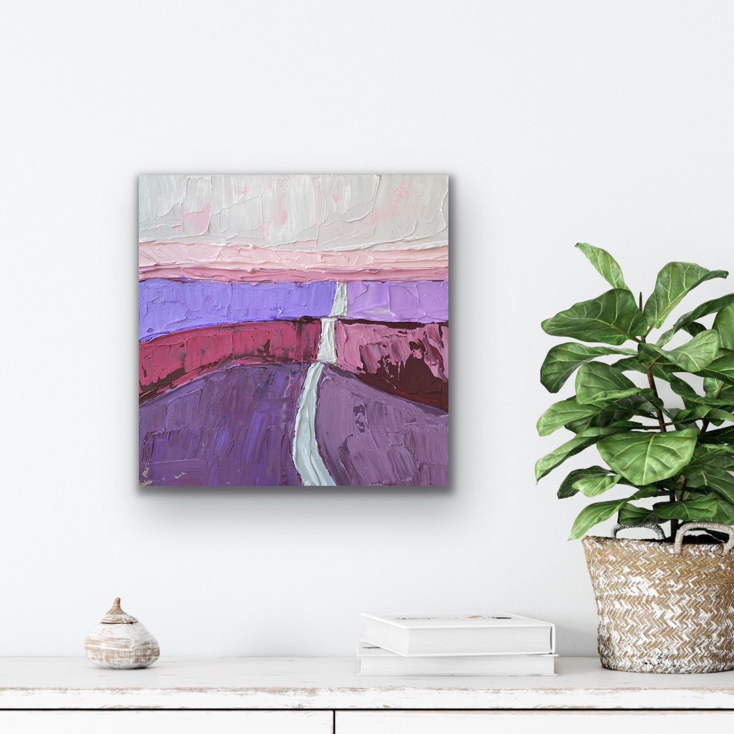 COUNTRYSIDE 16 30.5x30.5 cm acrylic on canvas original painting