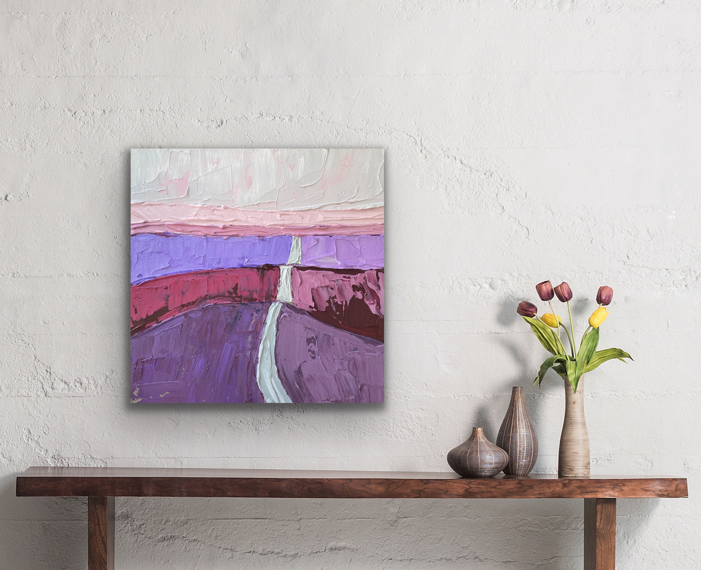 COUNTRYSIDE 16 30.5x30.5 cm acrylic on canvas original painting