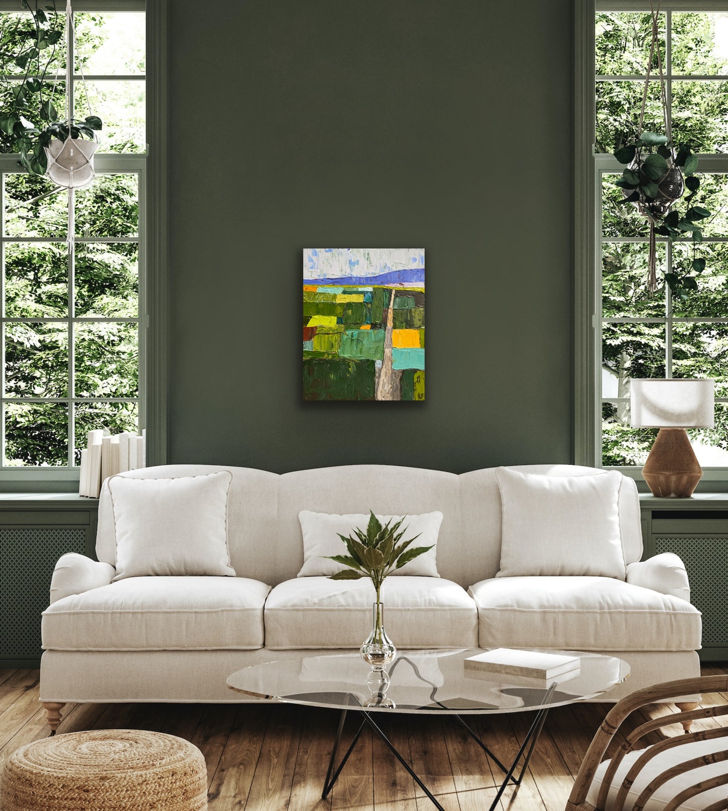 COUNTRYSIDE 10 61x76 cm acrylic on canvas original painting