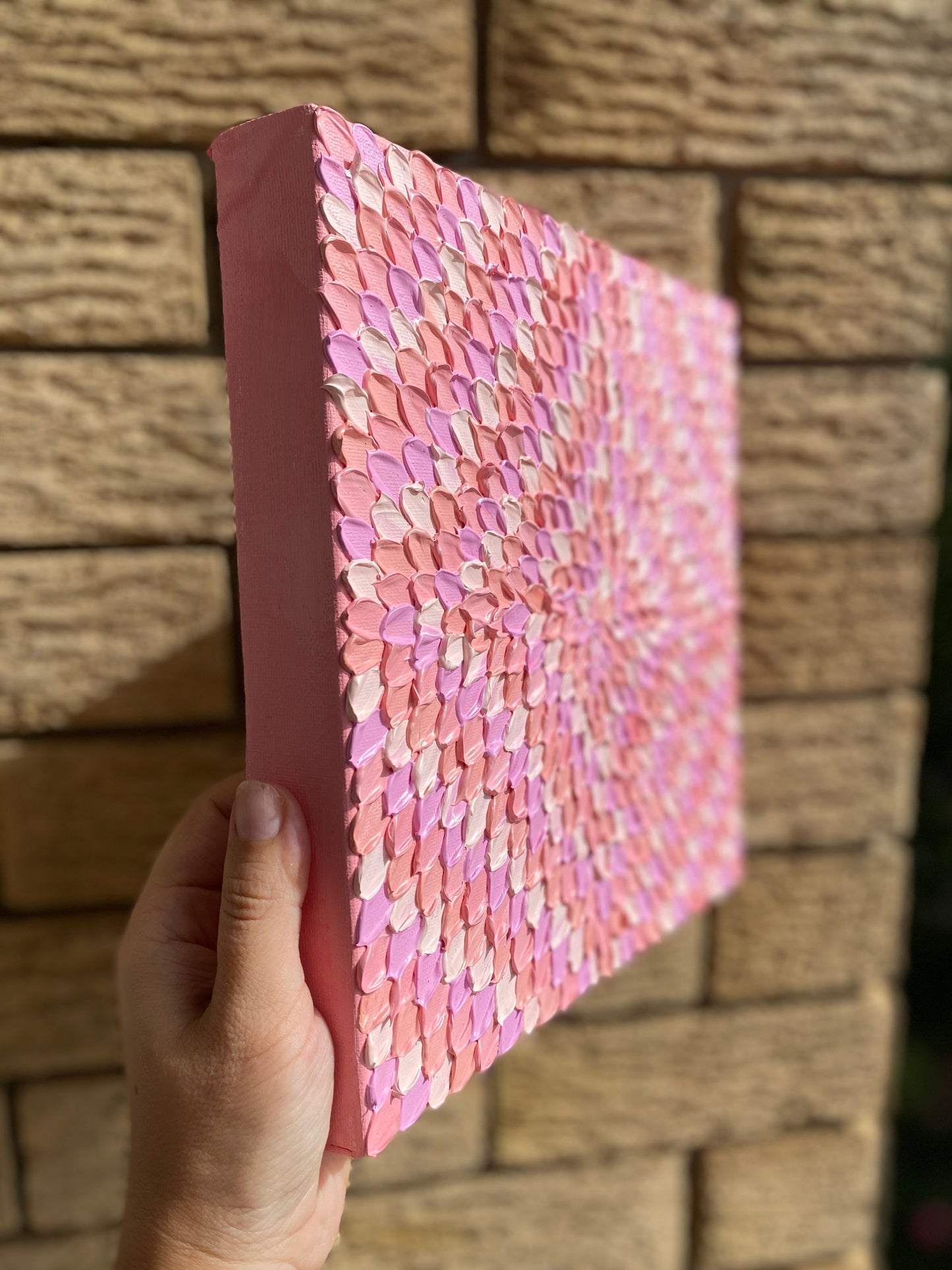 PAINT ME IN PINK (SET OF 3) 75x25 cm acrylic on canvas original paintings