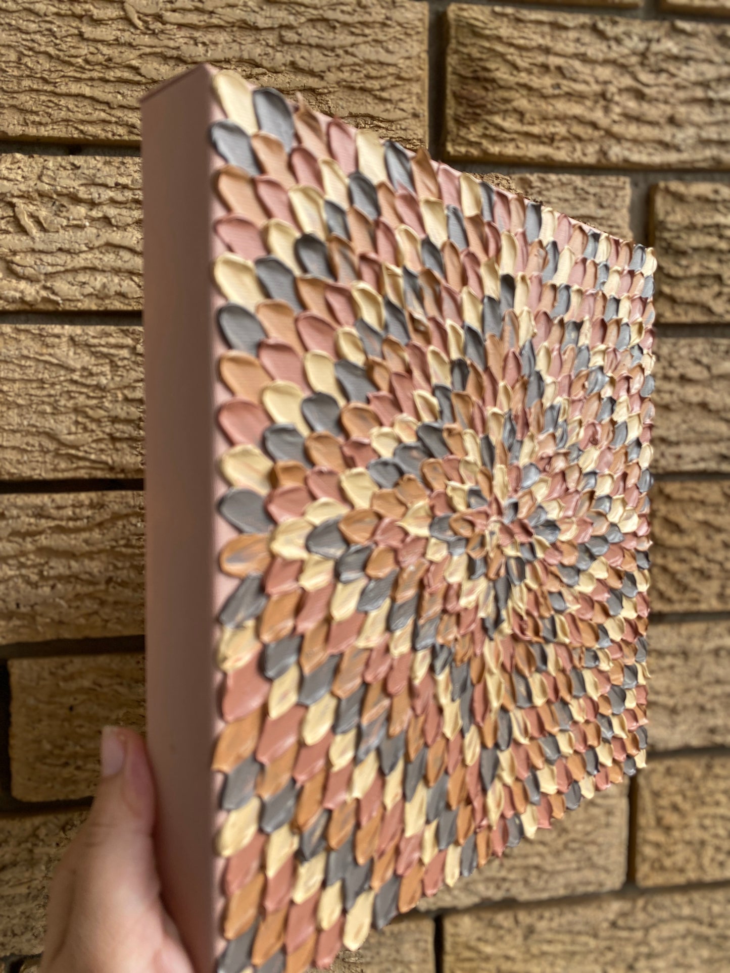 HARMONY 75x25 cm (SET OF 3) acrylic on canvas original paintings