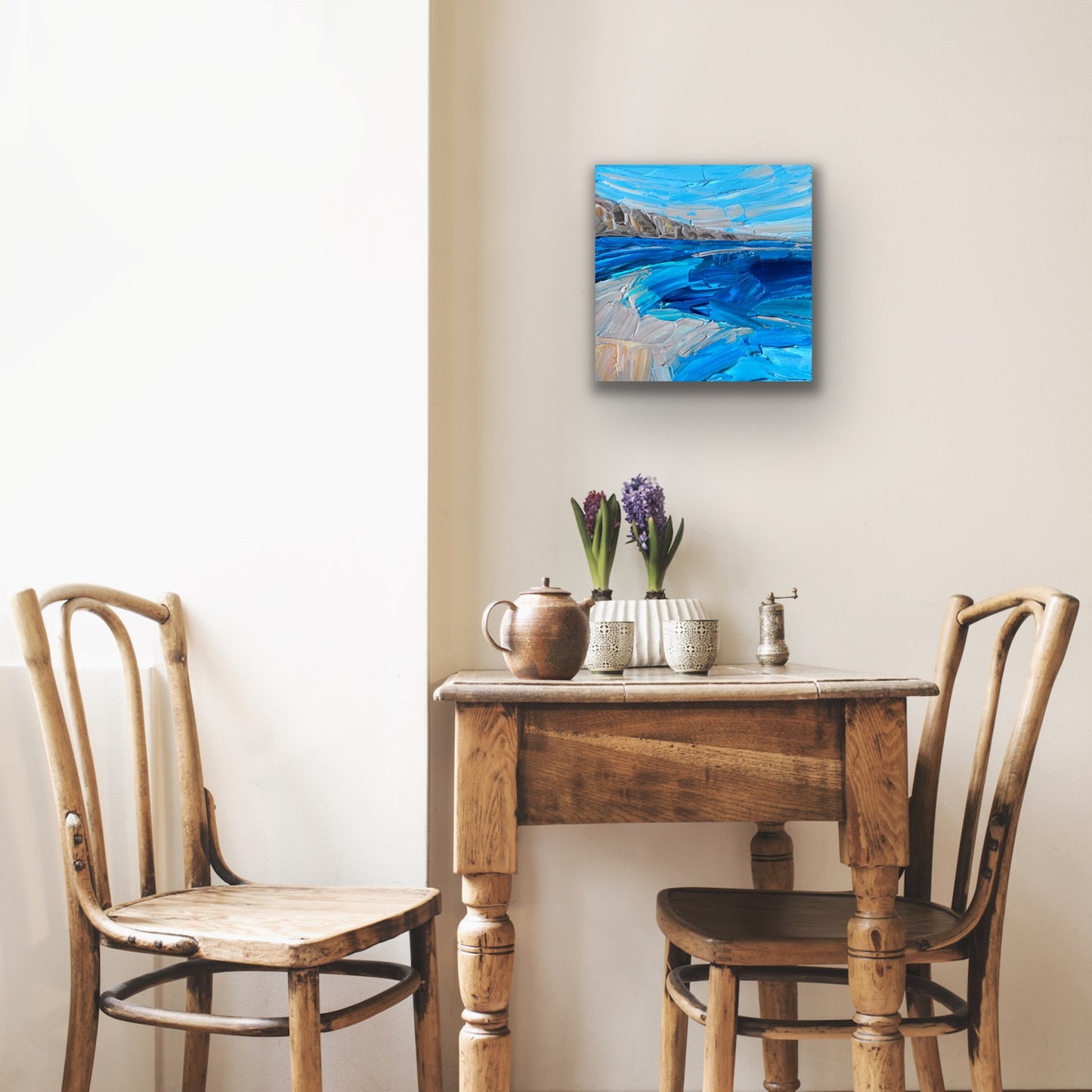 THE SHORE 30.5x30.5 cm acrylic on canvas original painting