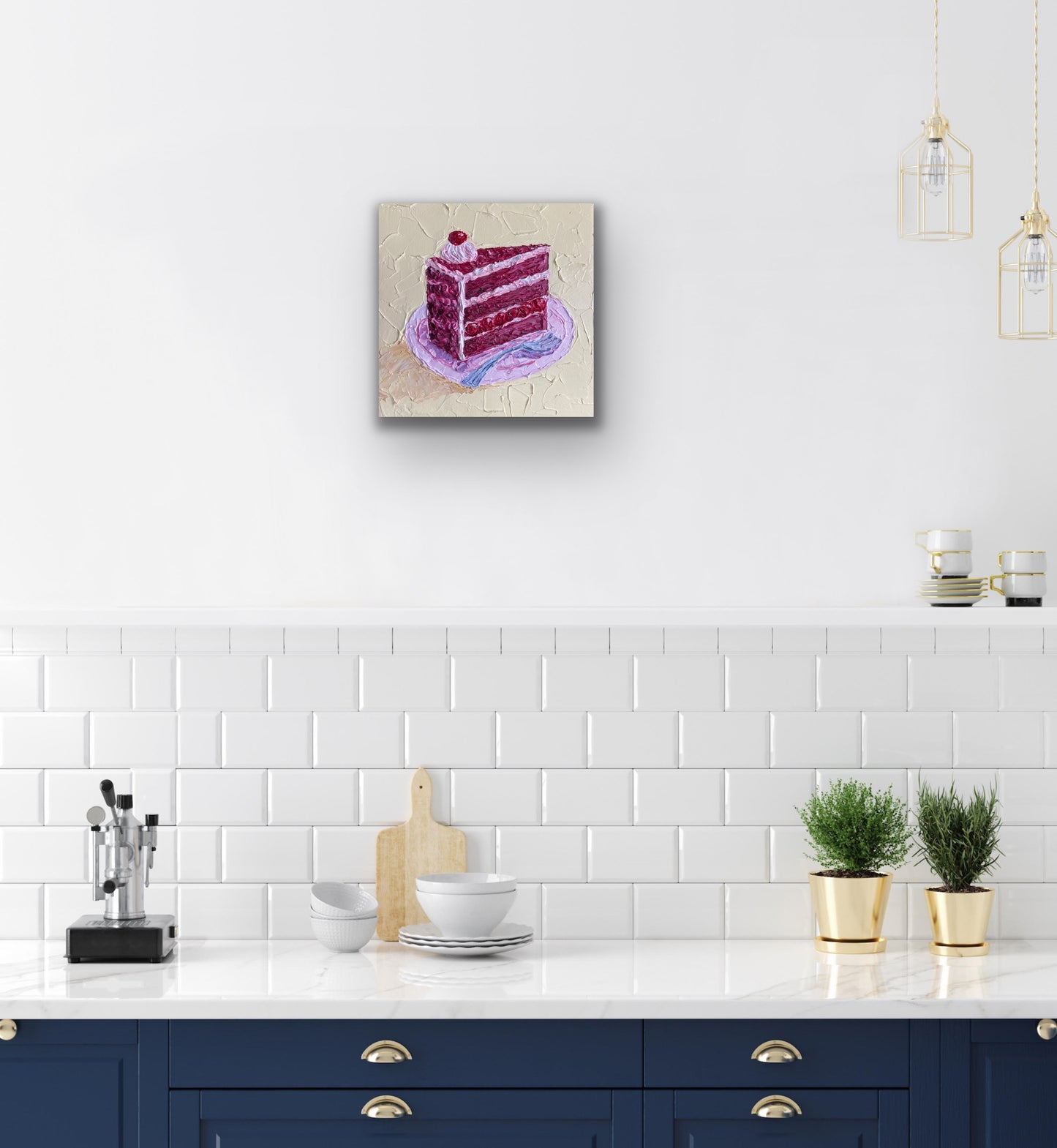 SWEET TEMPTATION 30.5x30.5 cm acrylic on canvas original painting