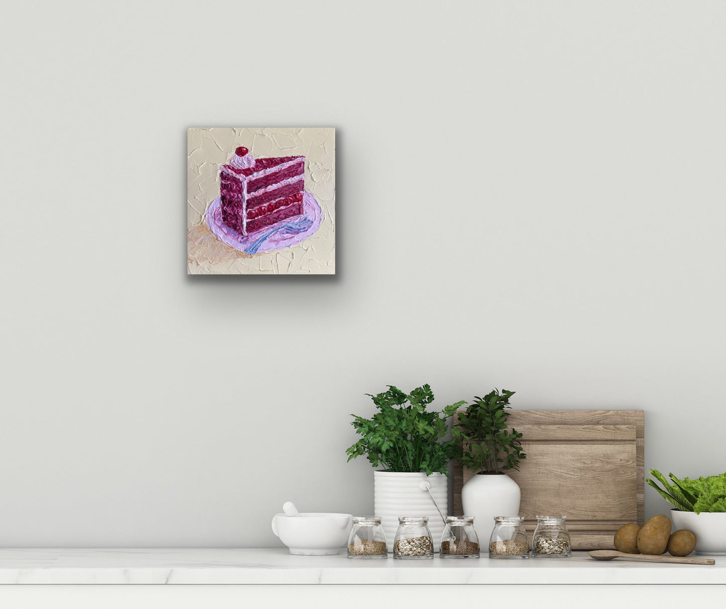 SWEET TEMPTATION 30.5x30.5 cm acrylic on canvas original painting