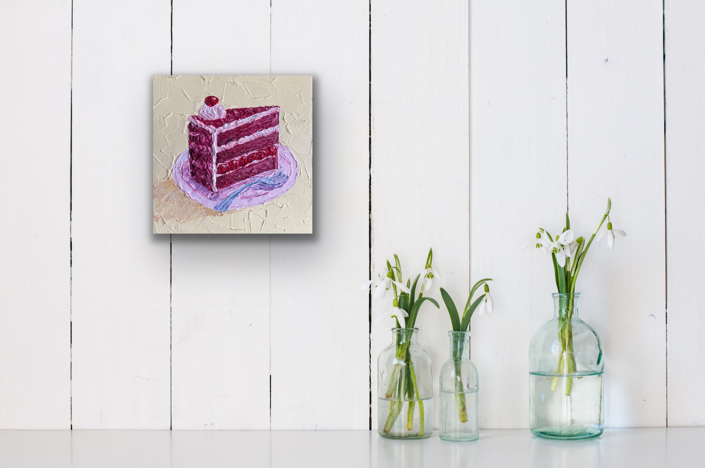 SWEET TEMPTATION 30.5x30.5 cm acrylic on canvas original painting