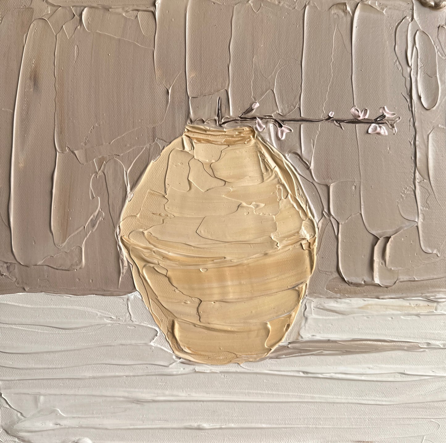 VASE AESTHETICS 3 30.5x30.5 cm acrylic on canvas original painting
