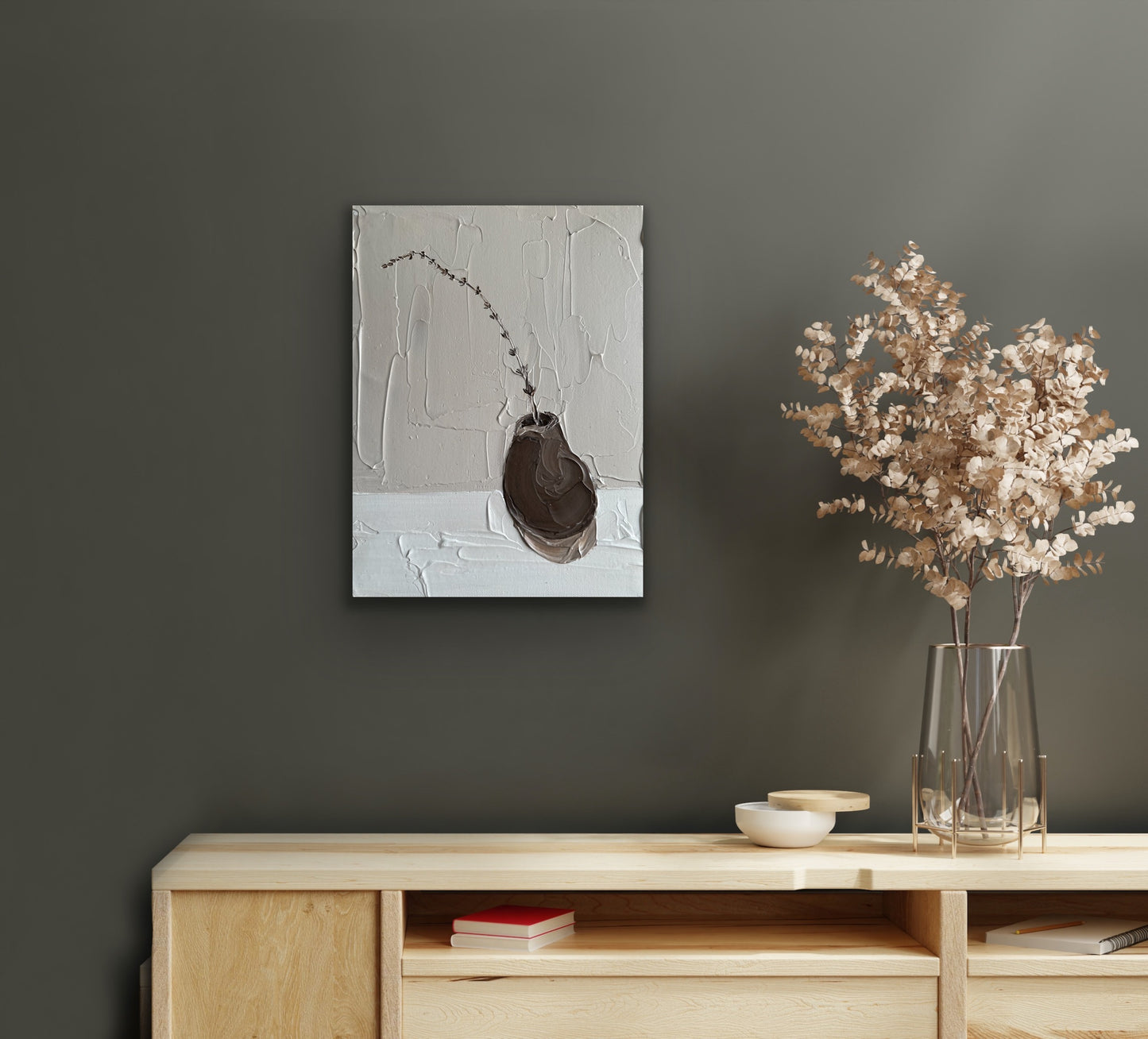 VASE AESTHETICS 2 20x25.4 cm acrylic on canvas original painting