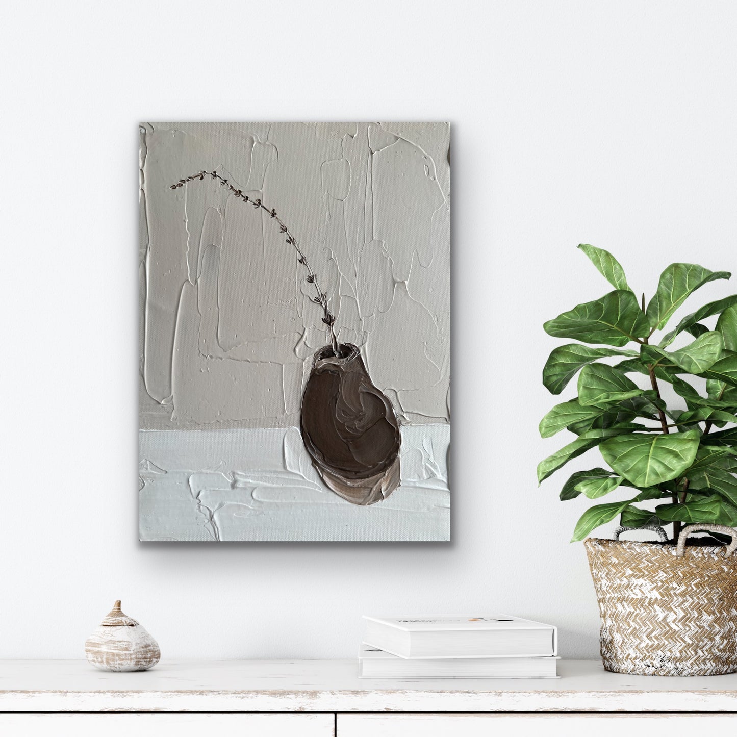 VASE AESTHETICS 2 20x25.4 cm acrylic on canvas original painting
