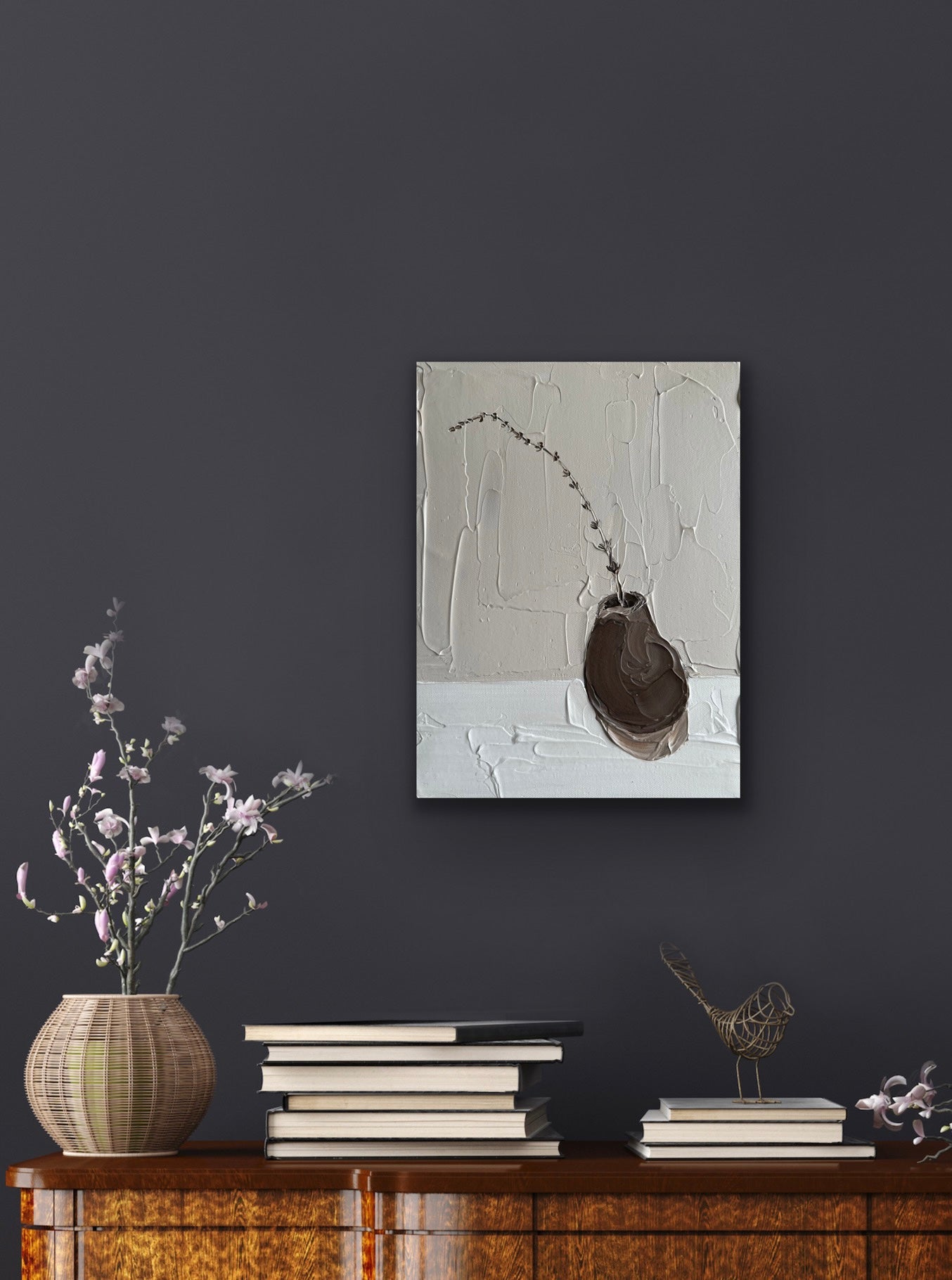 VASE AESTHETICS 2 20x25.4 cm acrylic on canvas original painting