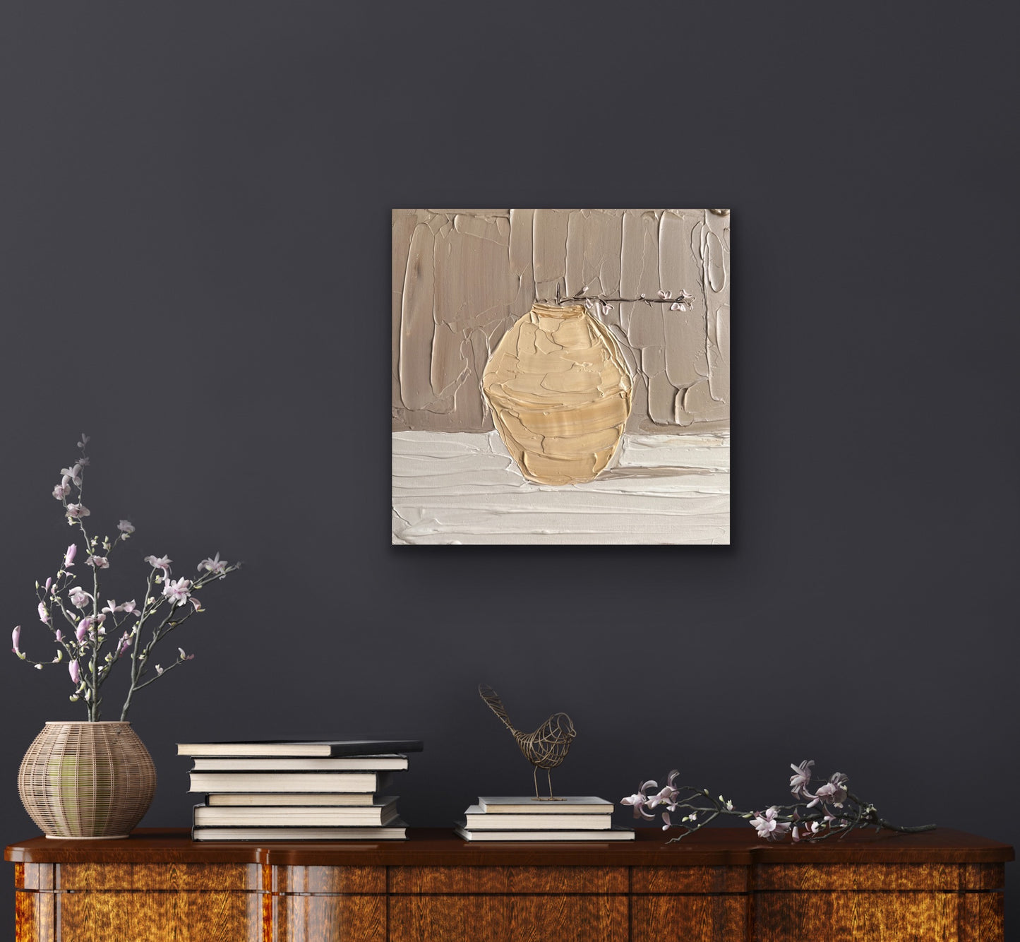 VASE AESTHETICS 3 30.5x30.5 cm acrylic on canvas original painting