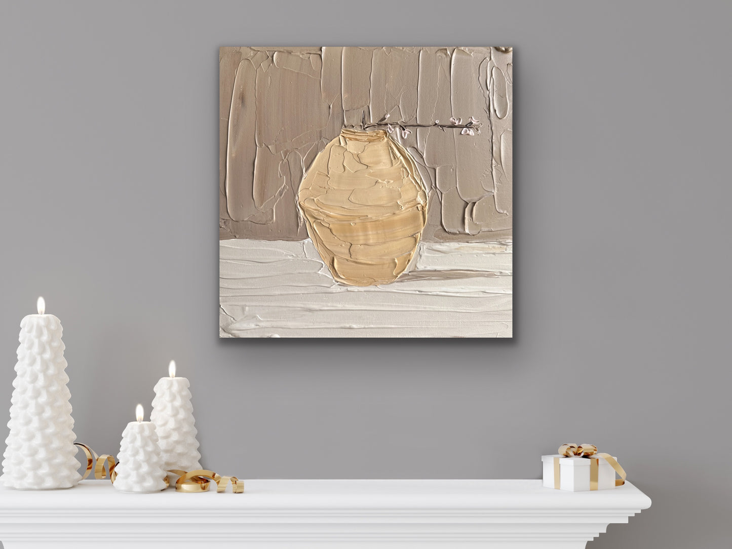 VASE AESTHETICS 3 30.5x30.5 cm acrylic on canvas original painting