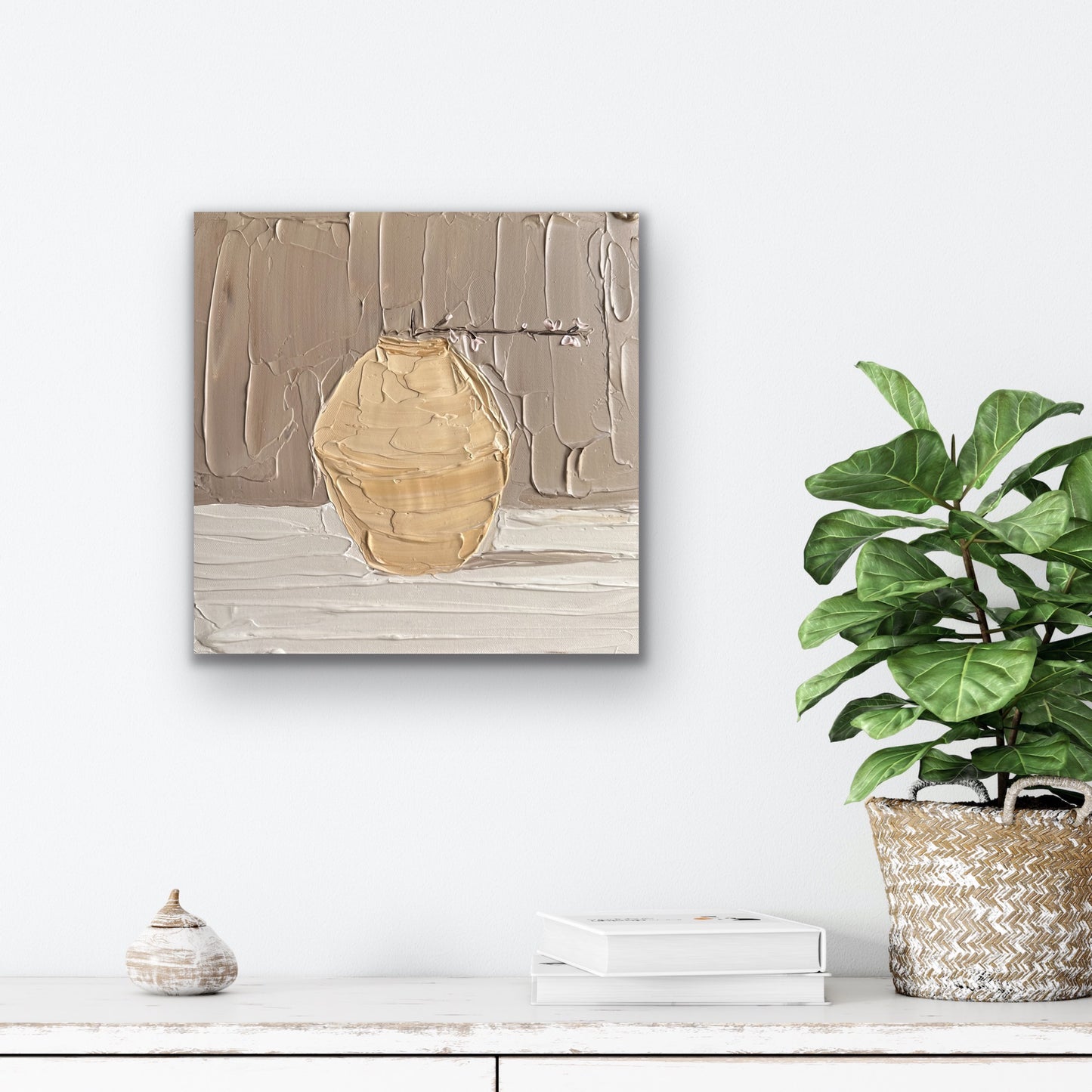 VASE AESTHETICS 3 30.5x30.5 cm acrylic on canvas original painting
