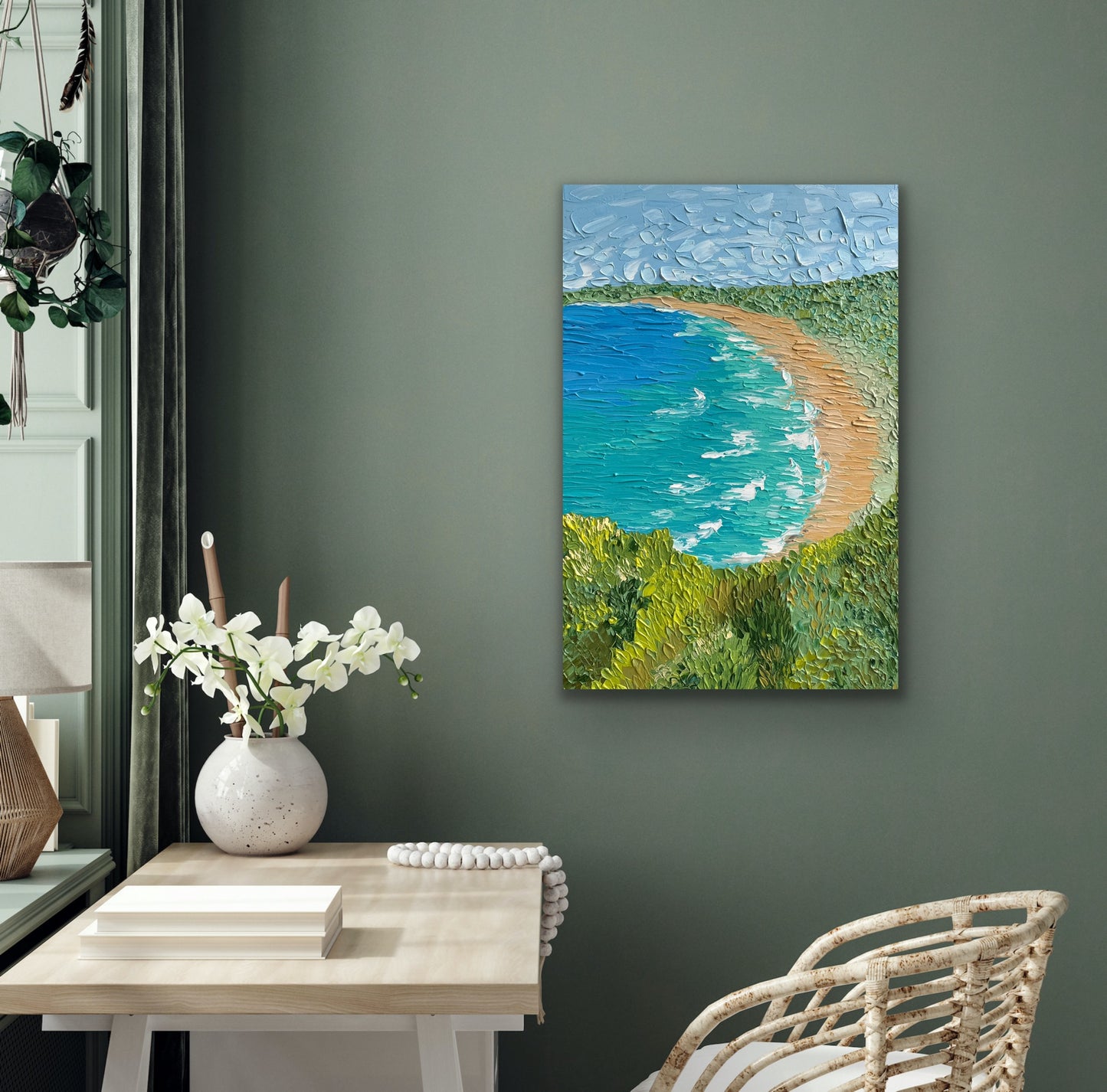 BYRON BAY 51x76 cm acrylic on canvas original painting