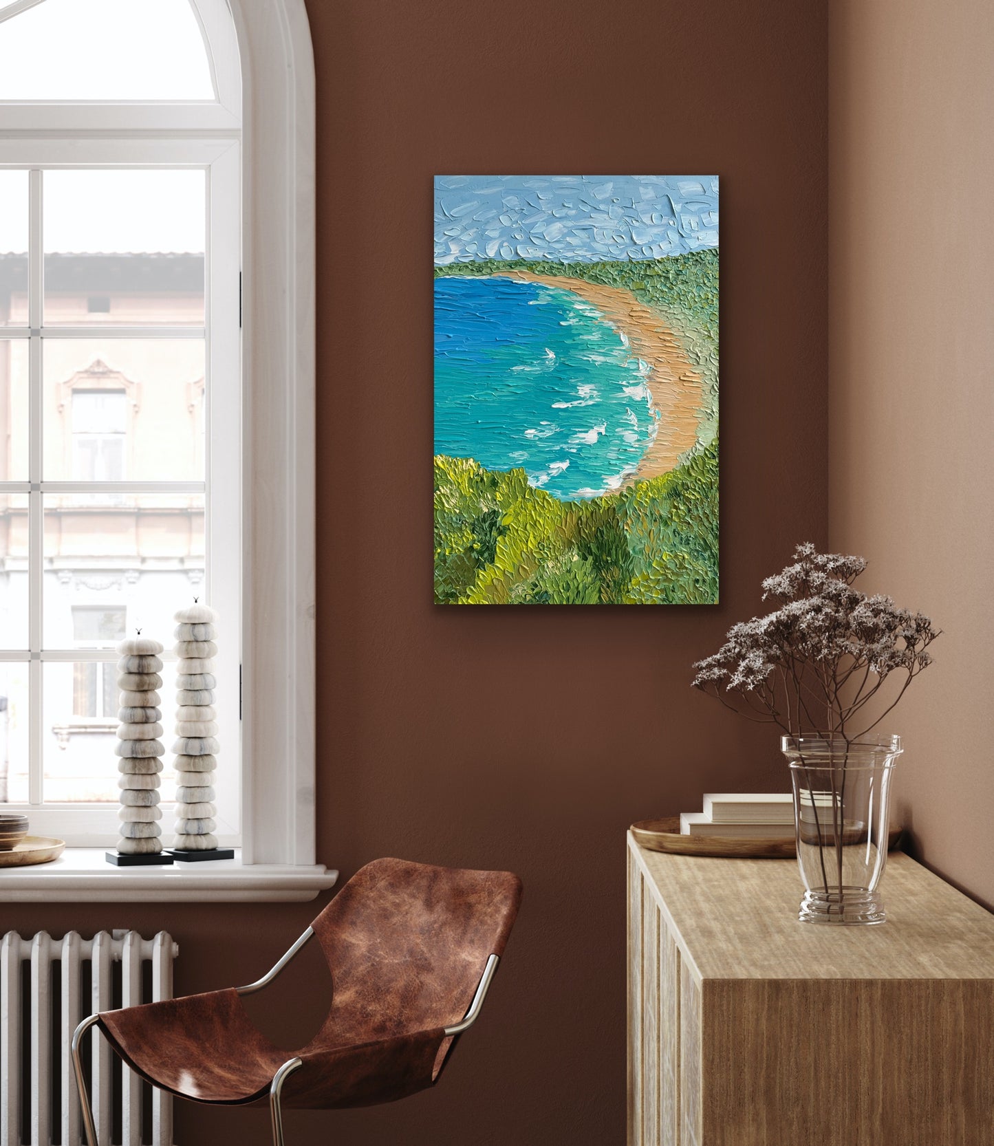 BYRON BAY 51x76 cm acrylic on canvas original painting