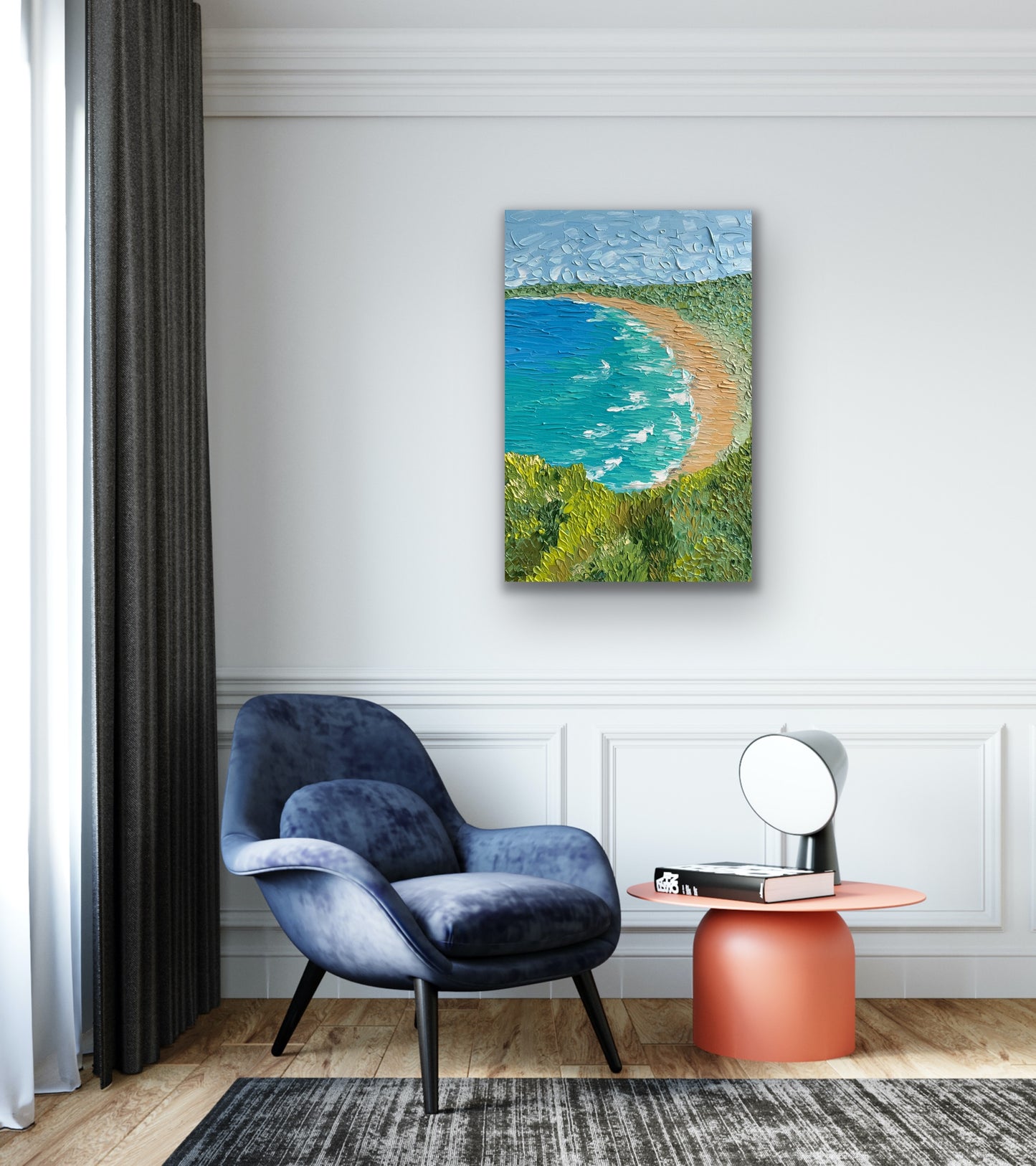 BYRON BAY 51x76 cm acrylic on canvas original painting