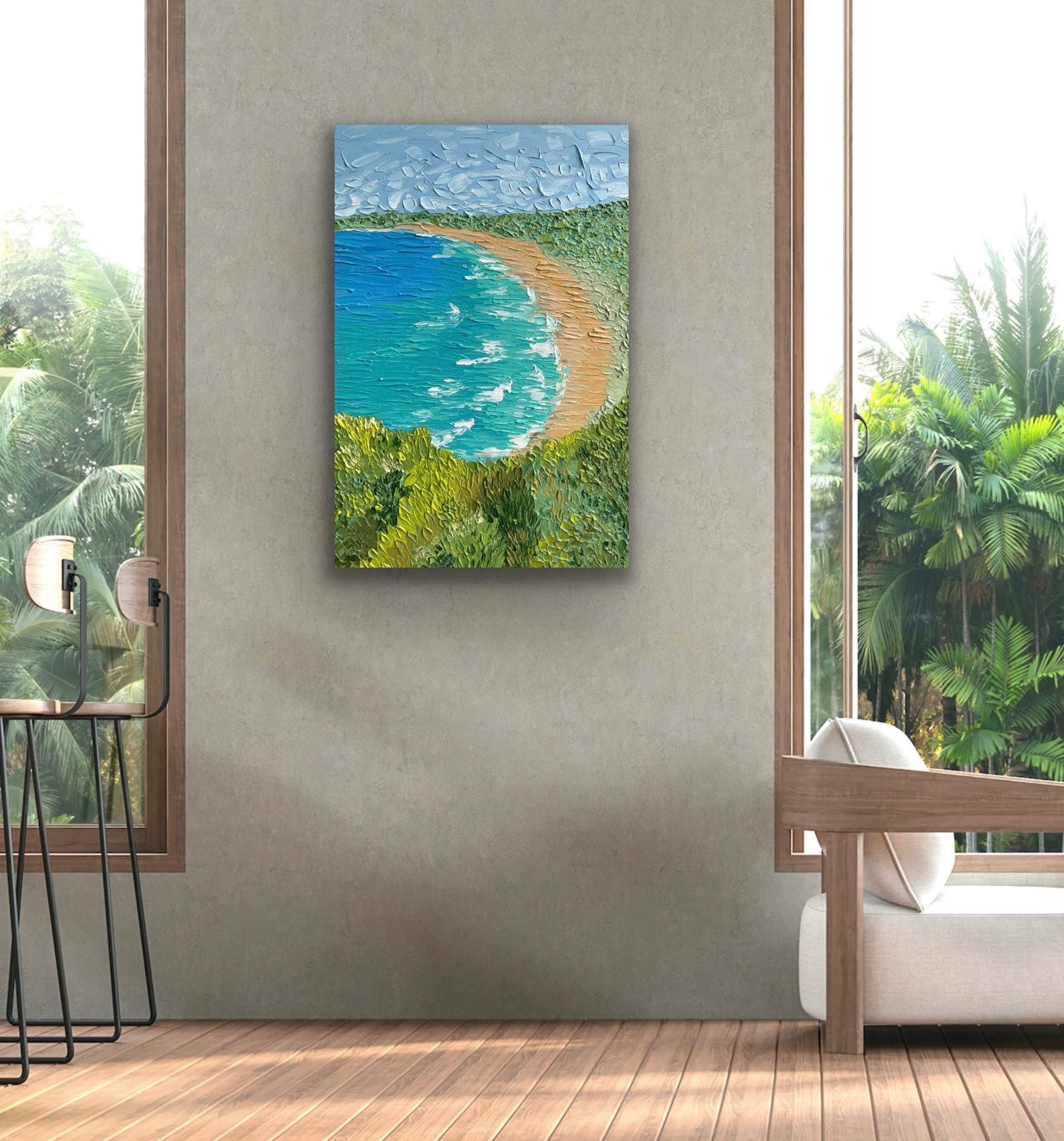 BYRON BAY 51x76 cm acrylic on canvas original painting