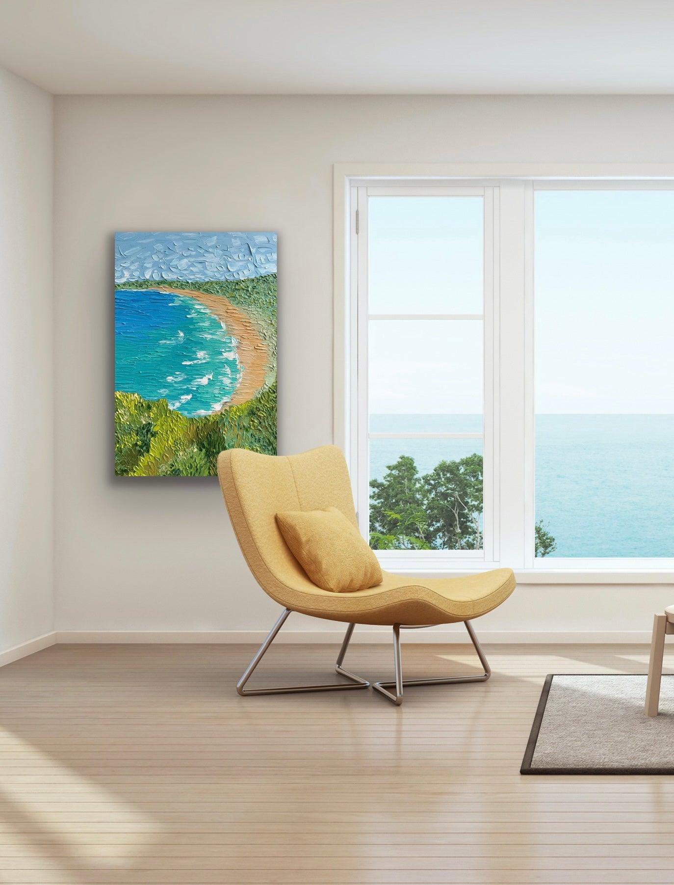 BYRON BAY 51x76 cm acrylic on canvas original painting