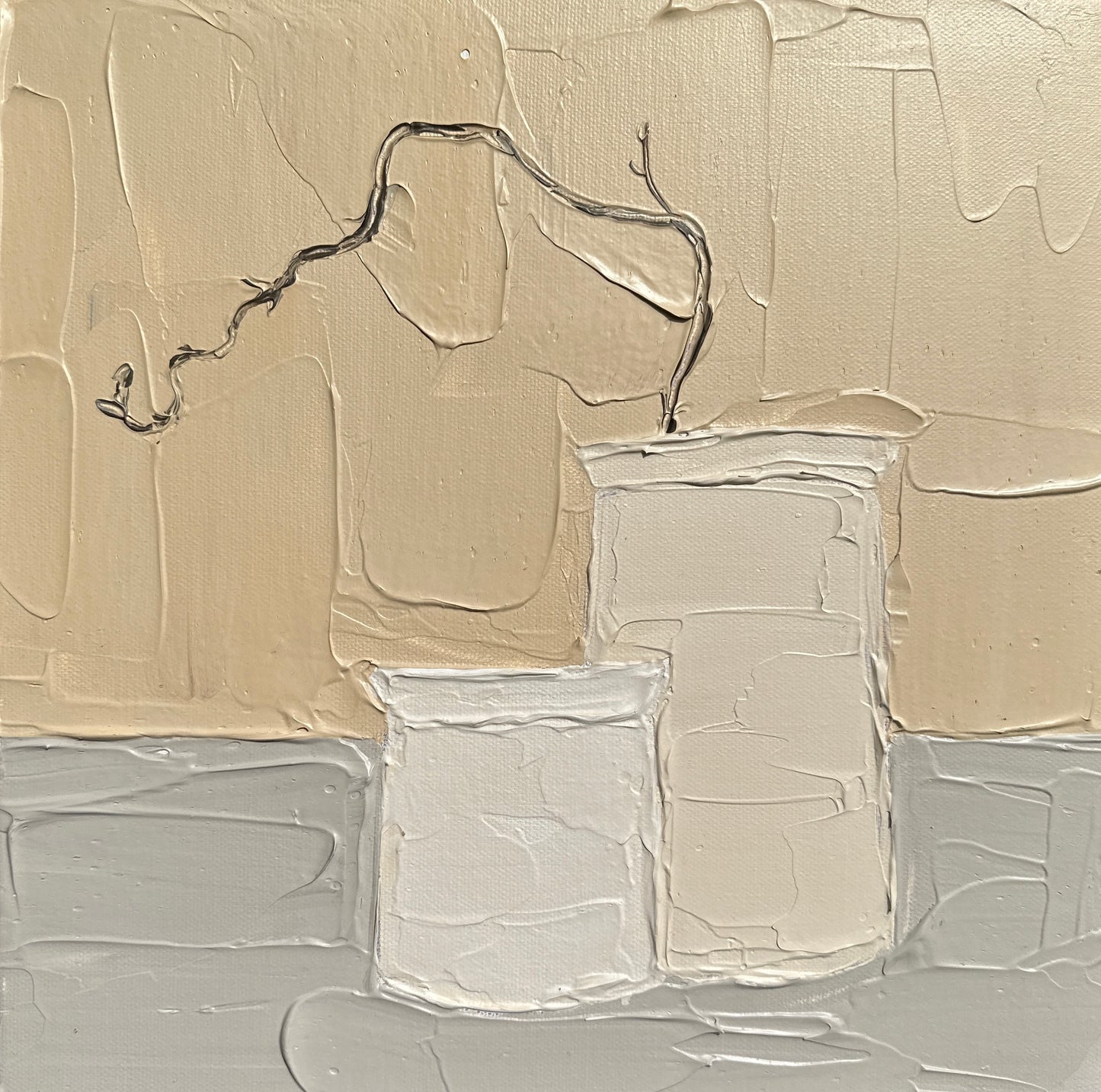 VASE AESTHETICS 7 30.5x30.5 cm acrylic on canvas original painting