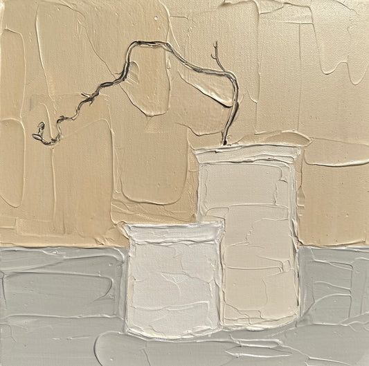 VASE AESTHETICS 7 30.5x30.5 cm acrylic on canvas original painting