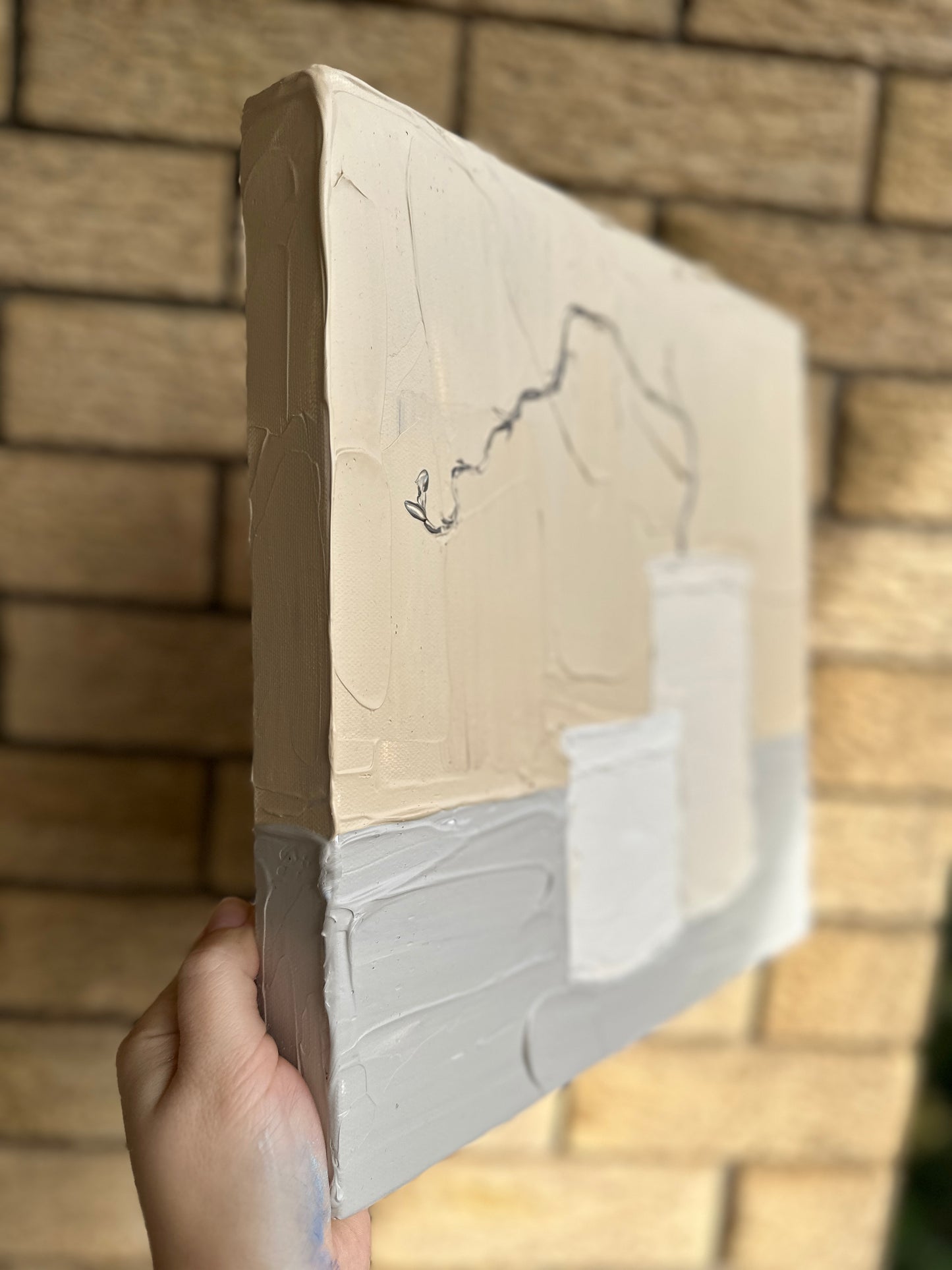 VASE AESTHETICS 7 30.5x30.5 cm acrylic on canvas original painting