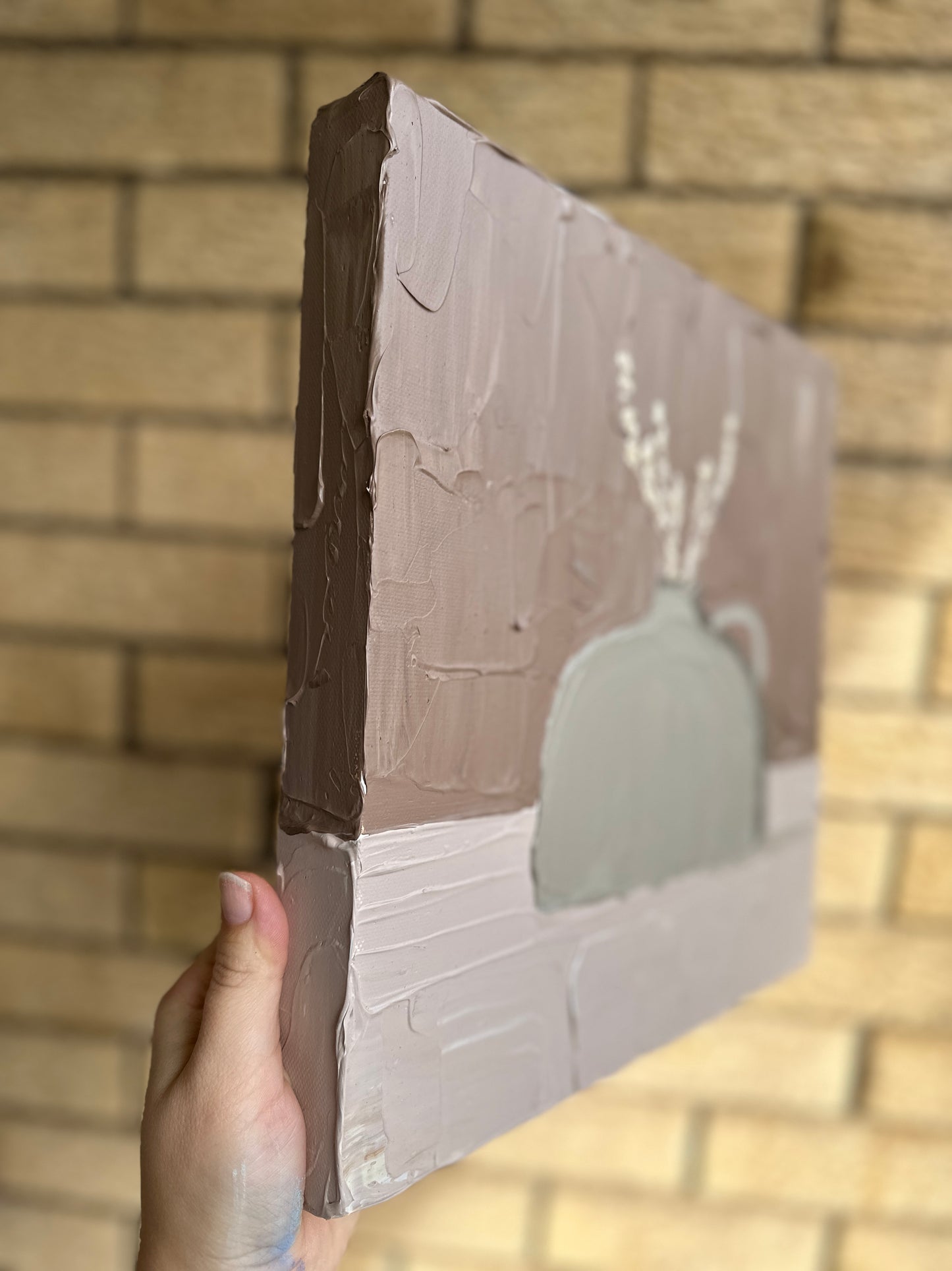 VASE AESTHETICS 9 30.5x30.5 cm acrylic on canvas original painting