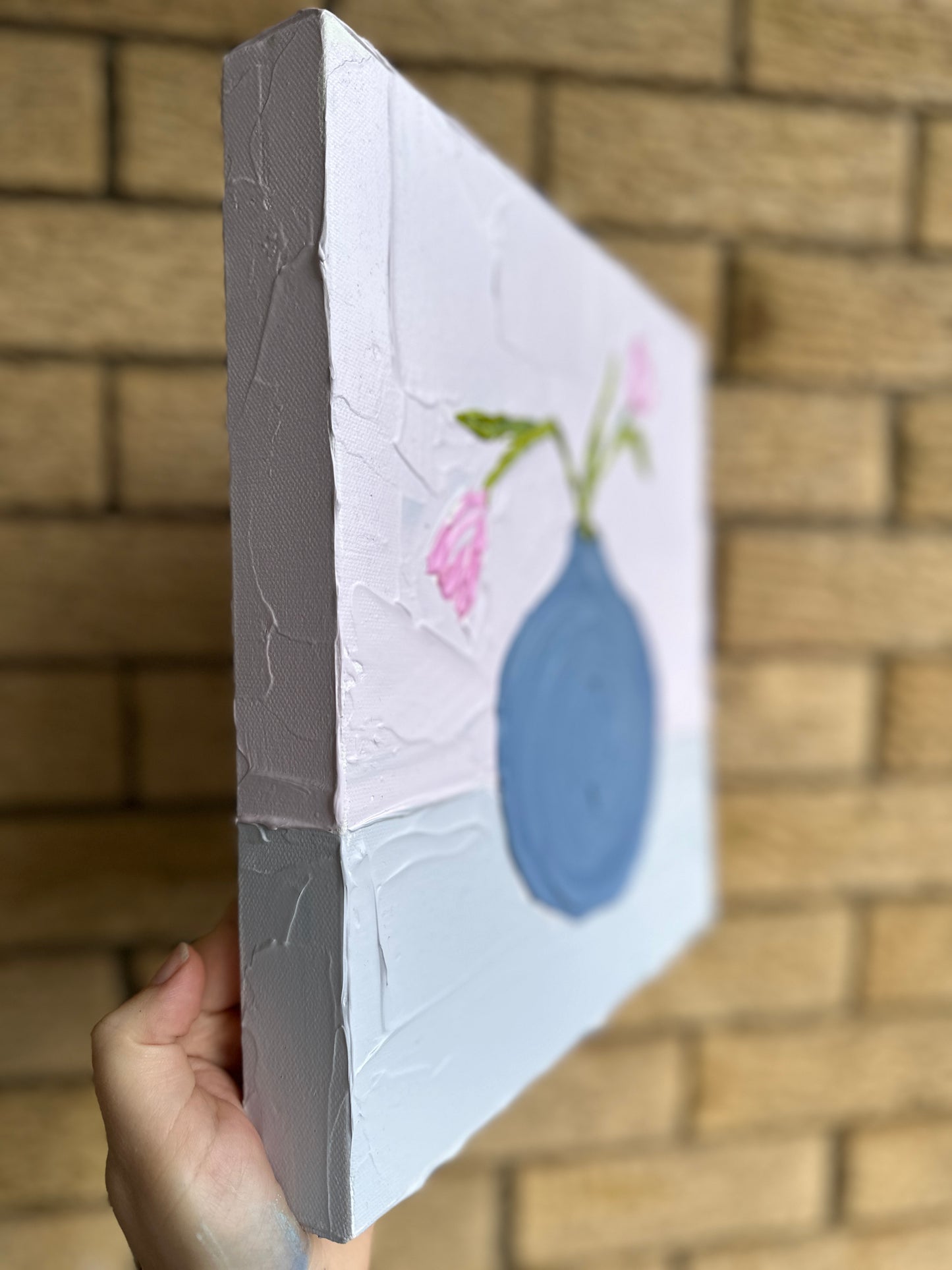 VASE AESTHETICS 11 30.5x30.5 cm acrylic on canvas original painting