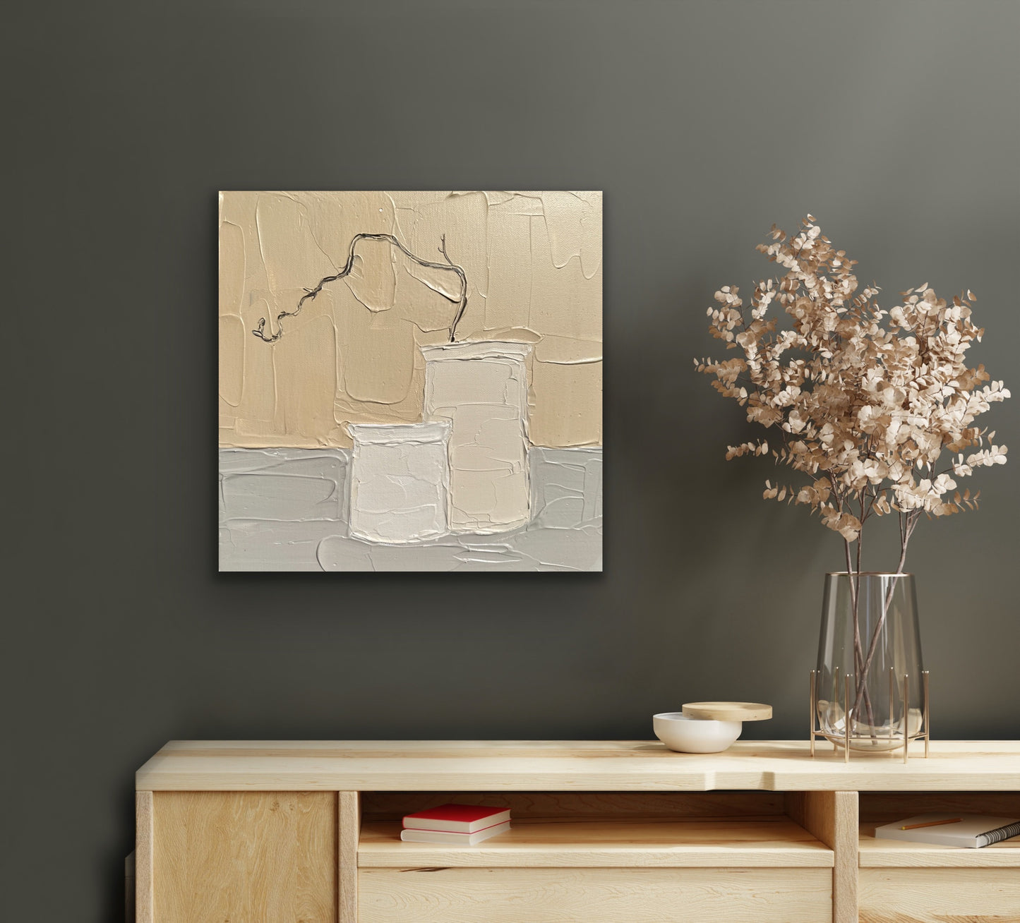 VASE AESTHETICS 7 30.5x30.5 cm acrylic on canvas original painting