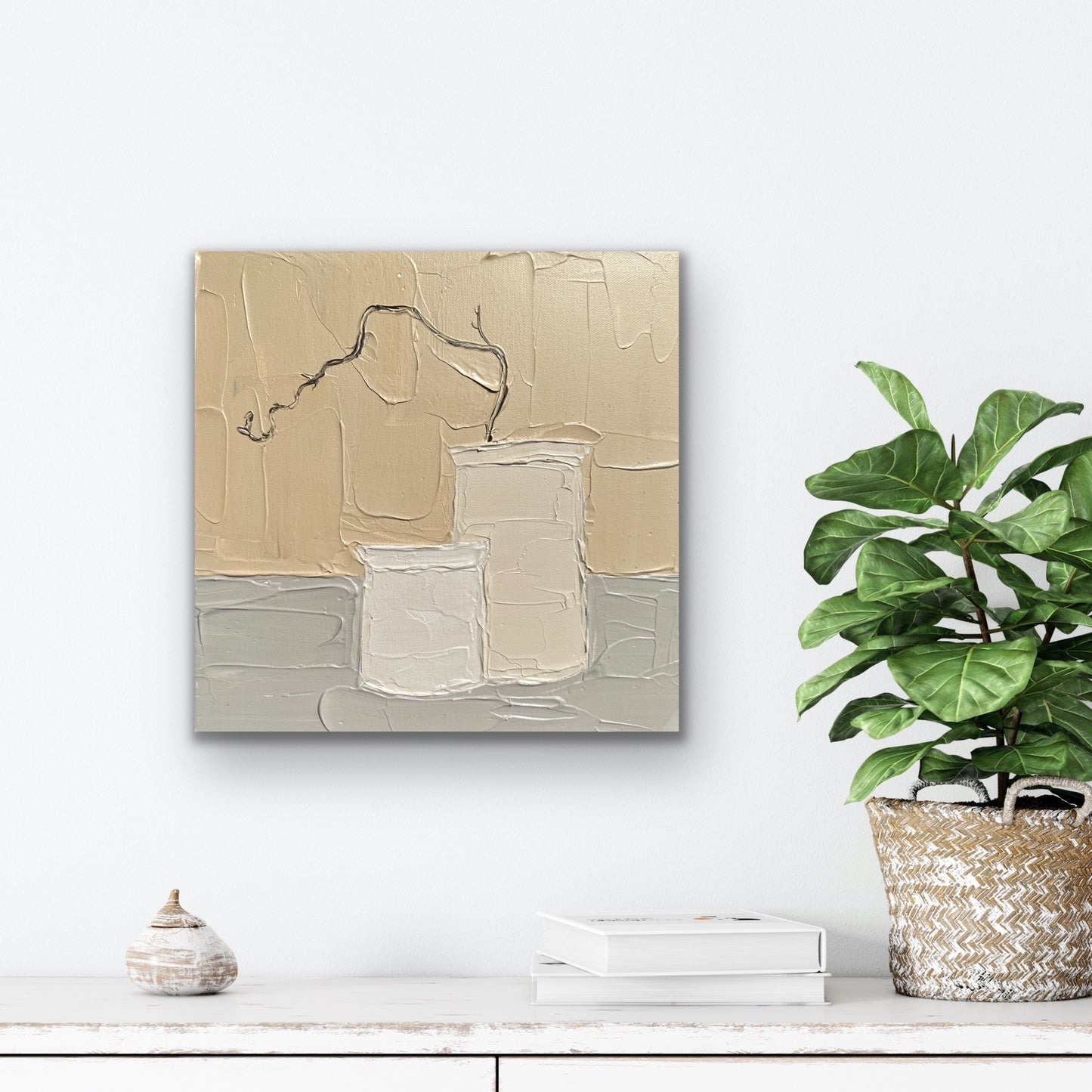 VASE AESTHETICS 7 30.5x30.5 cm acrylic on canvas original painting