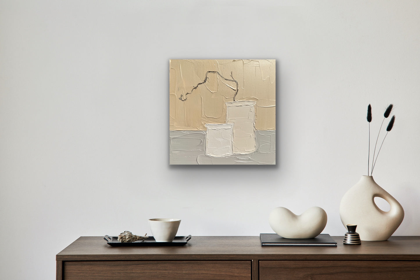 VASE AESTHETICS 7 30.5x30.5 cm acrylic on canvas original painting