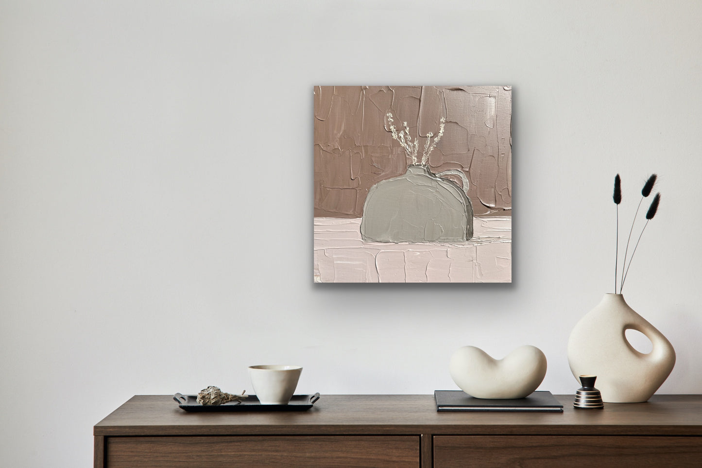 VASE AESTHETICS 9 30.5x30.5 cm acrylic on canvas original painting