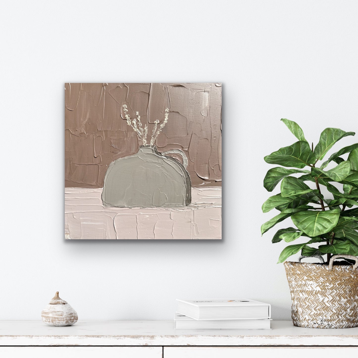 VASE AESTHETICS 9 30.5x30.5 cm acrylic on canvas original painting