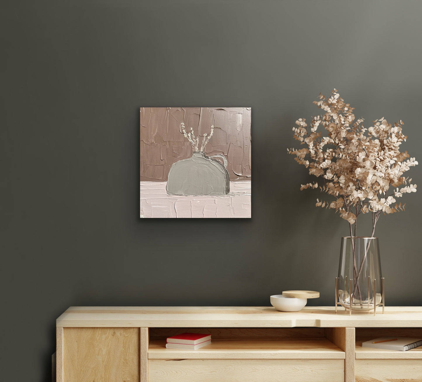 VASE AESTHETICS 9 30.5x30.5 cm acrylic on canvas original painting