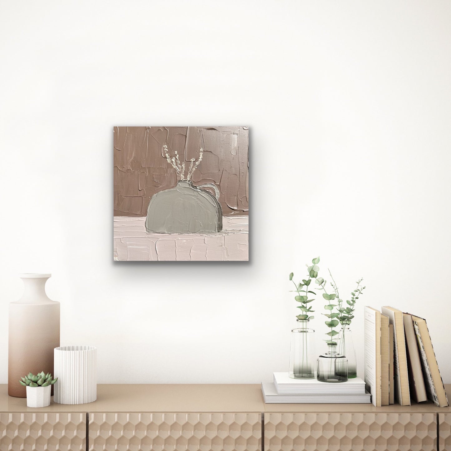 VASE AESTHETICS 9 30.5x30.5 cm acrylic on canvas original painting