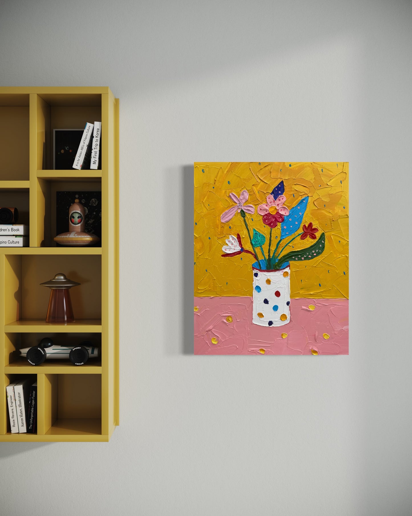 MATISSE INSPIRED STILL LIFE 41x51 cm acrylic on canvas original painting