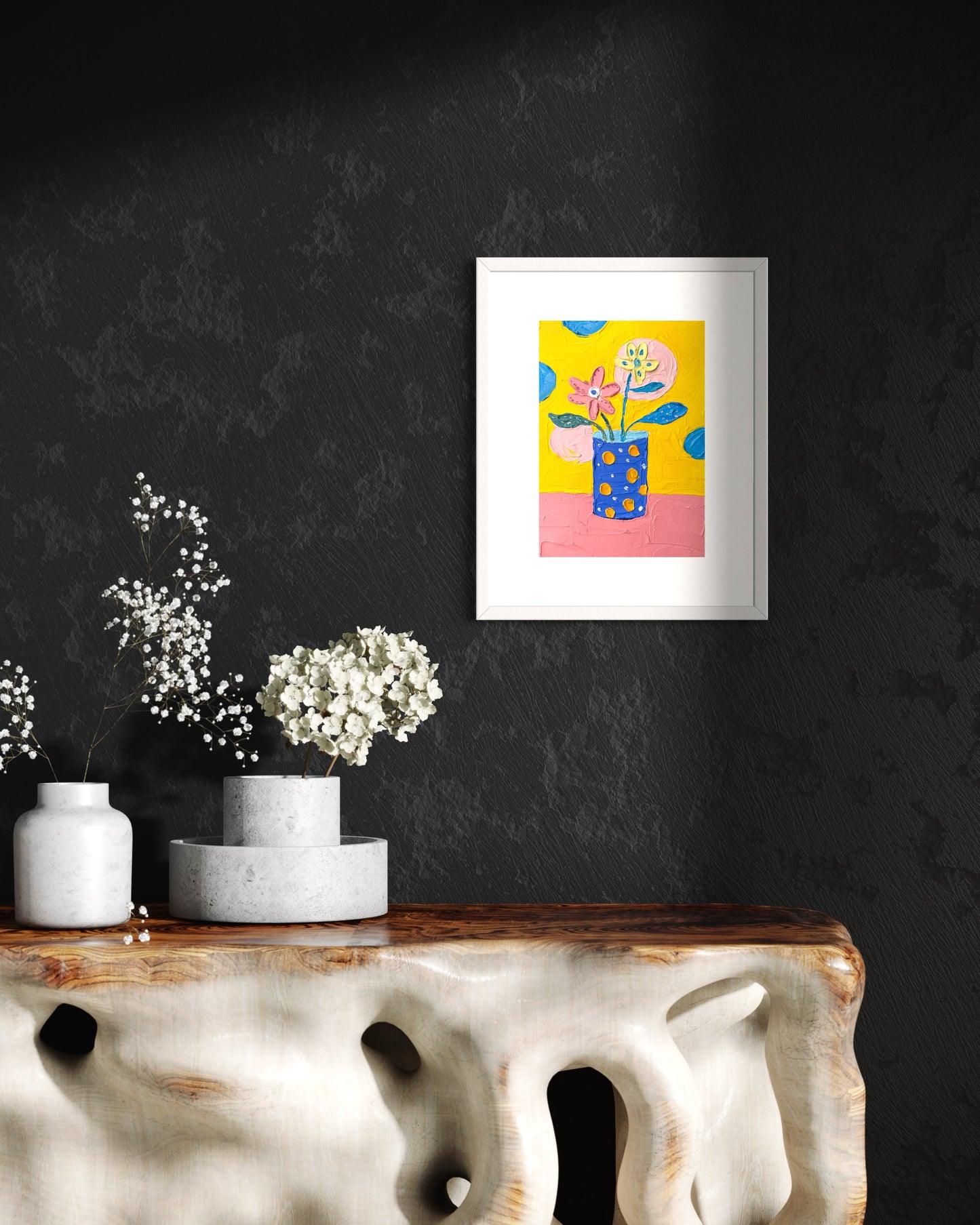 MATISSE INSPIRED STILL LIFE 6 21x29.7 cm acrylic on paper original painting