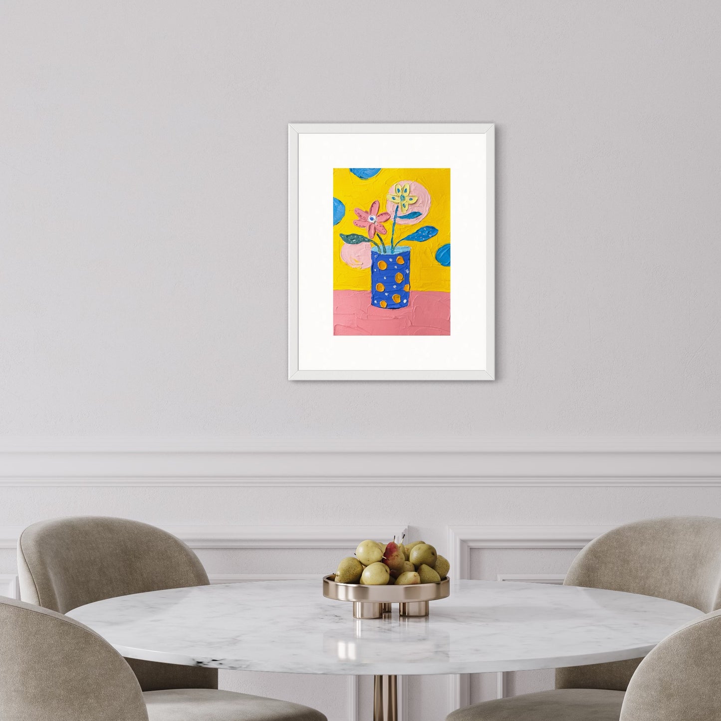 MATISSE INSPIRED STILL LIFE 6 21x29.7 cm acrylic on paper original painting