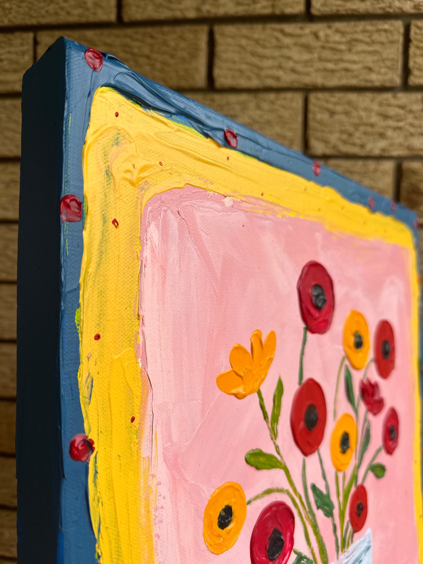 MATISSE INSPIRED STILL LIFE 9 41x51 cm acrylic on canvas original painting