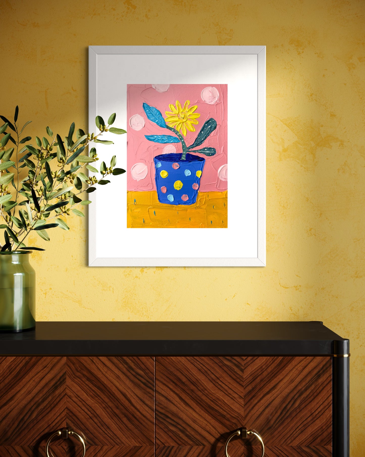 MATISSE INSPIRED STILL LIFE 8 21x29.7 cm acrylic on paper original painting