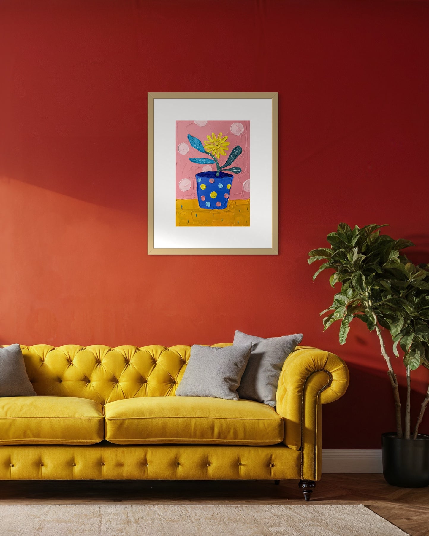 MATISSE INSPIRED STILL LIFE 8 21x29.7 cm acrylic on paper original painting